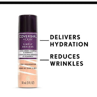 Thumbnail for Image 4 of COVERGIRL Covergirl + Olay Simply Ageless 3-in-1 Liquid Foundation & Makeup Primer, 1 Fl Oz, Pack of 1