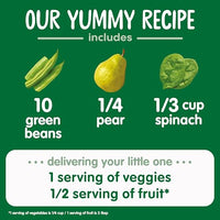 Thumbnail for Image 4 of Happy Baby Clearly Crafted Stage 2 Green Beans Pears & Spinach 4oz (16)