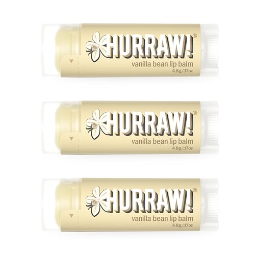 Image 1 of Default Title for the product HURRAW! Vanilla Bean Lip Balm, 3 Pack