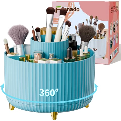 Image 6 of Blue for the product fanado 360? Rotate Makeup Brush Holder Organizer