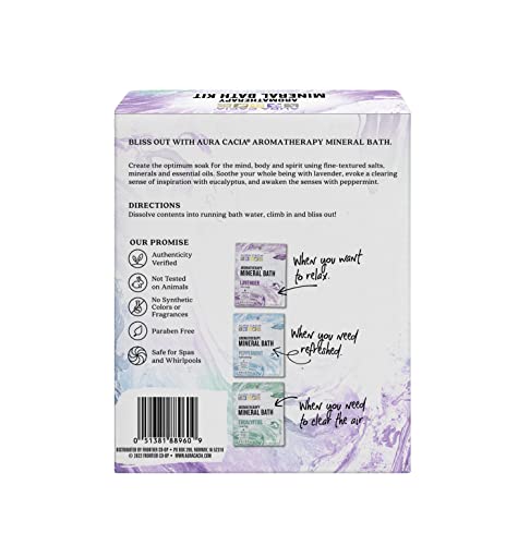 Image 2 of Aura Cacia Mineral Bath Kit