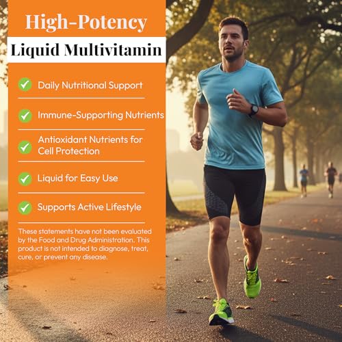 Image 4 of Buried Treasure VM100 Daily Liquid Vitamins and Minerals with Antioxidants, Vegan, Sugar Free, Orange Zest Flavor, 32 Servings, 32 Ounce