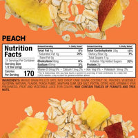 Thumbnail for Image 3 of Bobo's Peach Oat Bars, Simple Ingredients, Whole Grain Oats, Plant Based, Gluten Free Breakfast Bars, Non-GMO, Healthy Snacks for Adults & Kids (12 Bars)