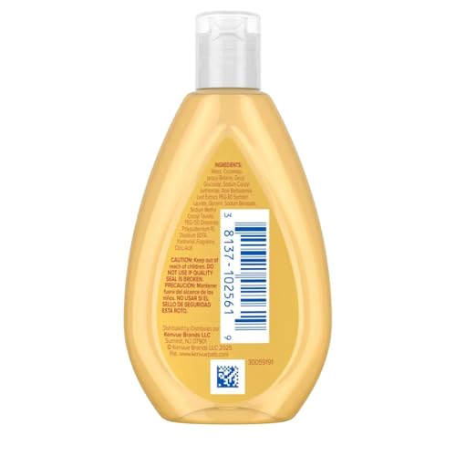 Image 4 of Johnson's Baby Shampoo with Gentle Tear Free Formula, Travel Size, 1.7 Fl Oz