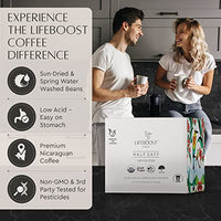 Thumbnail for Image 2 of LIFEBOOST Half Caff Low Acid Coffee K Cups, Mold Free, 10 Count