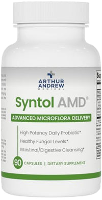 Thumbnail for Image 2 of 90 Count (Pack of 1) for the product Arthur Andrew Medical Syntol AMD Probiotic Multi-Enzyme