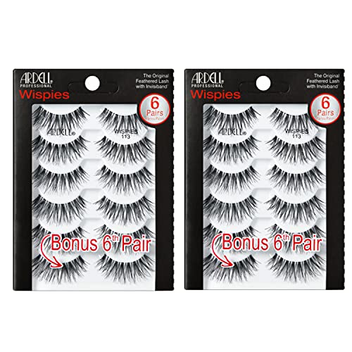 Image 1 of Default Title for the product Ardell Wispies Lashes 113 Natural Look Wispy Strip False Eyelashes 12 Pairs