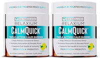 Thumbnail for Image 2 of 60 Count (Pack of 2) for the product Relaxium Calm Gummies with L-Theanine, B6, Magnesium, Lemon, 60ct
