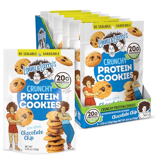 Image 1 of Default Title for the product Lenny & Larry's Crunchy Cookie Chocolate Chip, 6g Plant Protein, 6 Pack