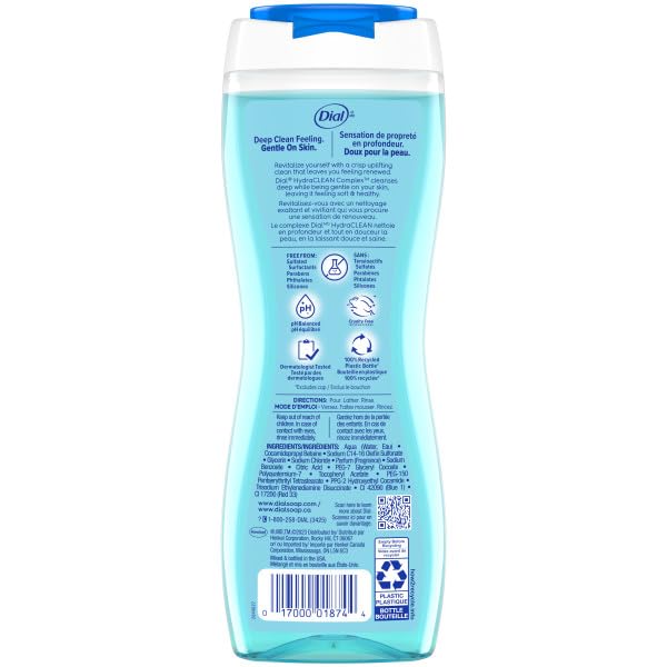 Image 3 of Dial Body Wash Refresh & Renew Spring Water 16 fl oz Pack of 6