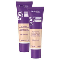 Thumbnail for Image 26 of Light Ivory / 1 Fl Oz (Pack of 2) for the product Rimmel Stay Matte Liquid Foundation