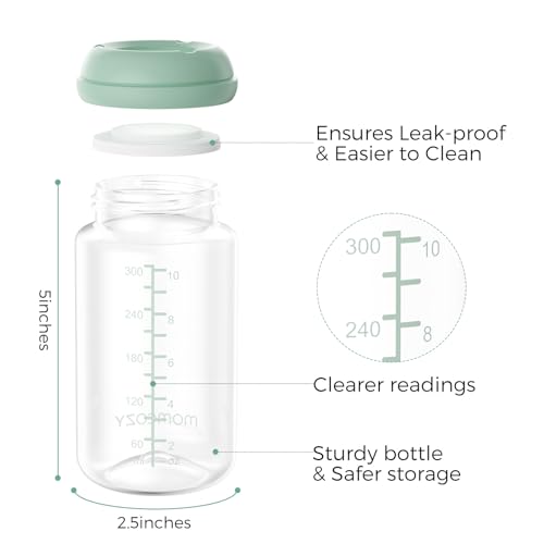 Image 7 of Momcozy Natural Baby Bottles, Wide-Neck, BPA Free Breast Milk Container