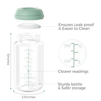 Thumbnail for Image 7 of Momcozy Natural Baby Bottles, Wide-Neck, BPA Free Breast Milk Container
