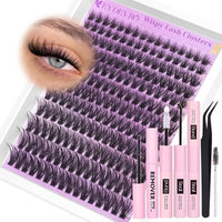 Thumbnail for Image 1 of Default Title for the product EYDEVRO Wispy Lash Clusters Kit Natural Eyelash Clusters Kit with Remover