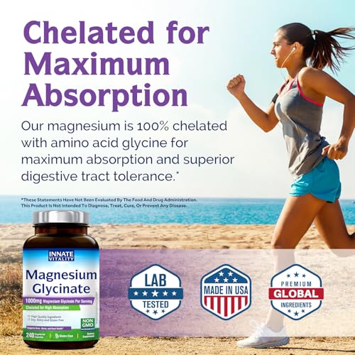 Image 5 of Innate Vitality Magnesium Glycinate 1000mg Per Serving 240 Caps