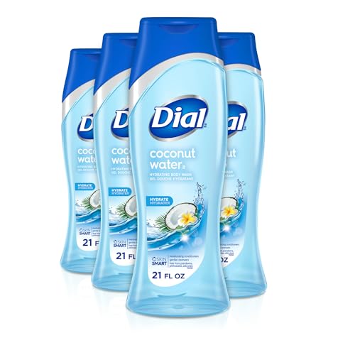 Image 1 of Default Title for the product Dial Body Wash, Coconut Water, 21 Ounce, 4 Count