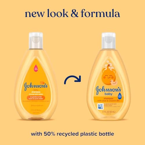 Image 2 of Johnson's Baby Shampoo, Travel Size, 1.7 Ounce (Pack of 6)