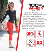 Thumbnail for Image 3 of Labrada Nutrition 100% Whey Protein Chocolate 4.13 Pound