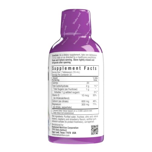 Image 7 of Bluebonnet Nutrition Liquid Calcium Citrate Magnesium Citrate Vitamin D3 Bone Health