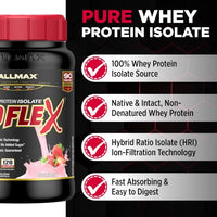 Thumbnail for Image 2 of ALLMAX ISOFLEX Whey Protein Isolate, Strawberry, 2 lb