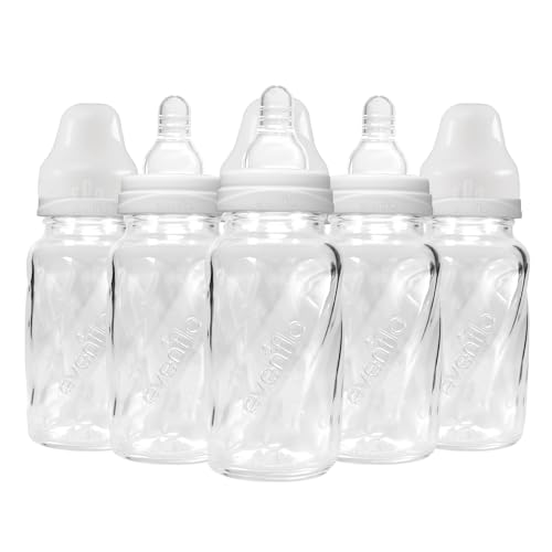 Image 1 of 1 Count (Pack of 6) for the product Evenflo Feeding Classic Glass Twist Bottles, 4 Ounce (Pack of 6)