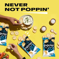 Thumbnail for Image 7 of popchips Popchips Potato Chips, Sea Salt, 4ct 5.0oz Share Bags