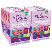 Thumbnail for Image 2 of Berry / 5 Count (Pack of 8) for the product Plum Organics Teensy Snacks Organic Toddler Fruit Snacks