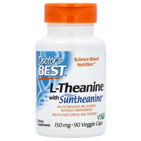 Thumbnail for Doctors Best L-Theanine with Suntheanine 150 mg 90 Veggie Caps