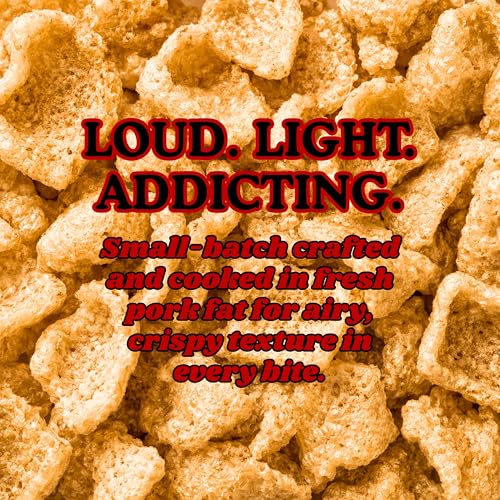 Image 4 of Pork King Good Pepperoni Pizza Pork Rinds, 4 Pack