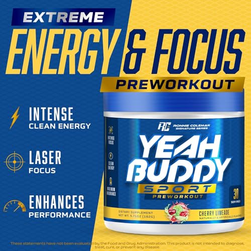 Image 3 of Ronnie Coleman Signature Series Pre Workout Powder Lemon Splash