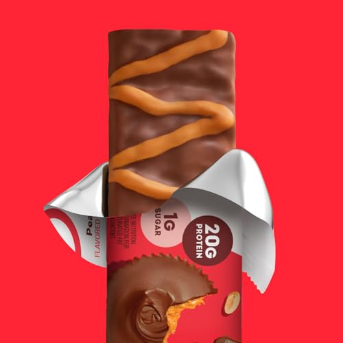 Image 5 of ONE Peanut Butter Cup Protein Bars, 20g Protein, Gluten Free Snacks, 12 ct