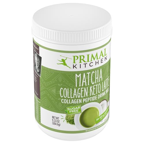 Image 6 of Primal Kitchen Matcha Latte Collagen Peptide Mix, 9.3oz