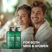 Thumbnail for Image 5 of Botanic Hearth Tea Tree Body Wash & Silicone Body Brush - 16 fl oz Set of 2