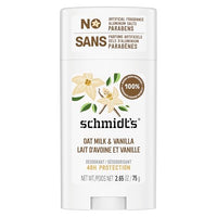Thumbnail for Image 1 of Default Title for the product Schmidt's Aluminum-Free Deodorant Vanilla & Oat Milk 2.65 oz