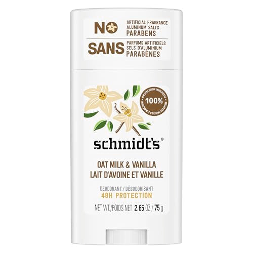 Image 1 of Default Title for the product Schmidt's Aluminum-Free Deodorant Vanilla & Oat Milk 2.65 oz
