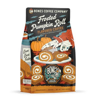 Thumbnail for Image 1 of Default Title for the product Bones Coffee Company Frosted Pumpkin Roll Flavored Coffee, Medium Roast Low Acid Arabica Beans, 12 Oz Ground