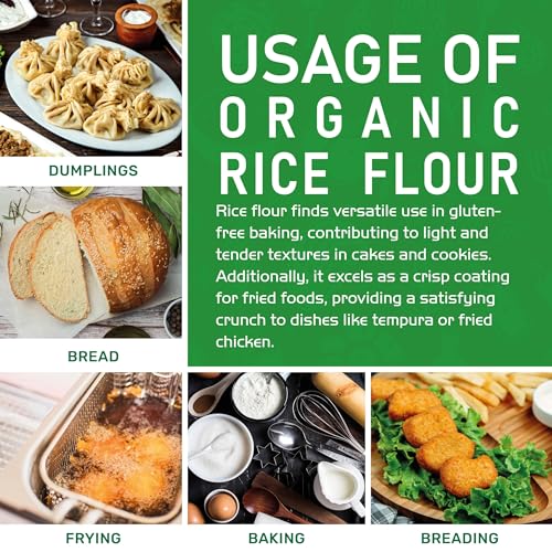Image 7 of Jiva Organics Premium White Rice Flour 2 LB Bag