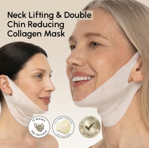 Image 2 of MAREE V Line Lifting Mask - 24K Gold Double Chin Lifting Mask 10 Ct