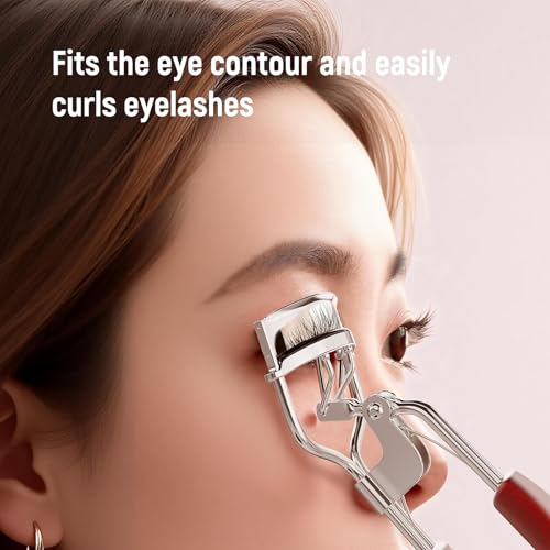 Image 3 of Kaasage Eyelash Curler, Professional Stainless Steel Makeup Eyelash Tool