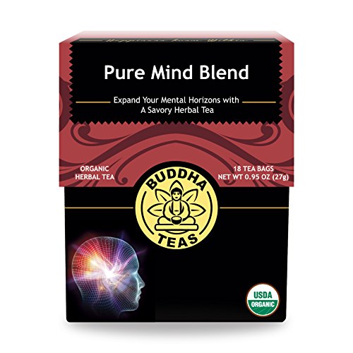Image 1 of Default Title for the product Buddha Teas Organic Pure Mind Blend Herbal Tea, Caffeine Free