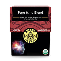 Thumbnail for Image 1 of Default Title for the product Buddha Teas Organic Pure Mind Blend Herbal Tea, Caffeine Free