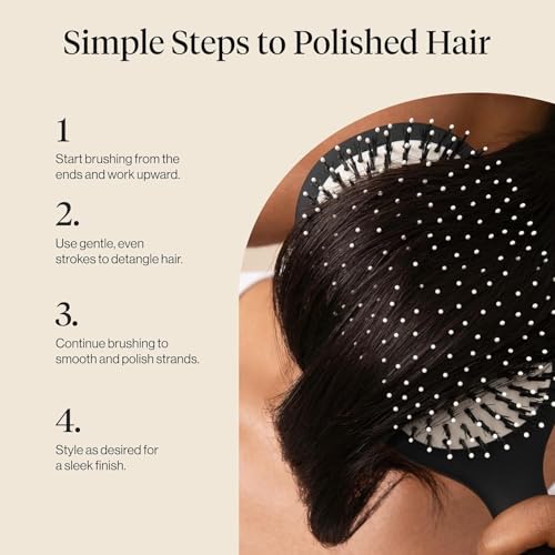 Image 10 of Kitsch Smooth & Polish Hair Brushes For Women and Men