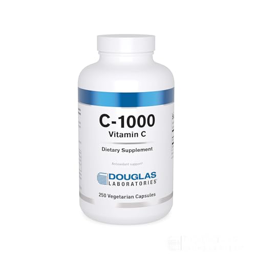 Image 2 of 250 Count (Pack of 1) for the product Douglas Laboratories C-1000 - Vitamin C 1000 mg, 100 Vegetarian Capsules