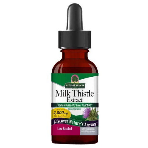 Nature's Answer Milk Thistle ORGANIC LOW ALCOHOL , 1 OZ