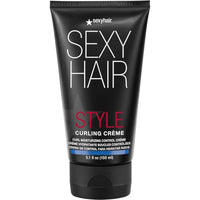 Thumbnail for Image 1 of 5.1 Fl Oz (Pack of 1) / Curling Crème | 5.1 fl oz for the product SexyHair Style Curling Crème Curl Moisturizing Control Crème