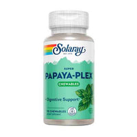 Thumbnail for Solaray Super Papaya-Plex Fresh Mint 90 Chews