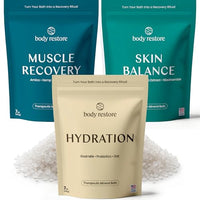 Thumbnail for Image 1 of Default Title for the product Body Restore Magnesium Bath Salts Therapeutic Mineral Soak - Variety 3 Pack