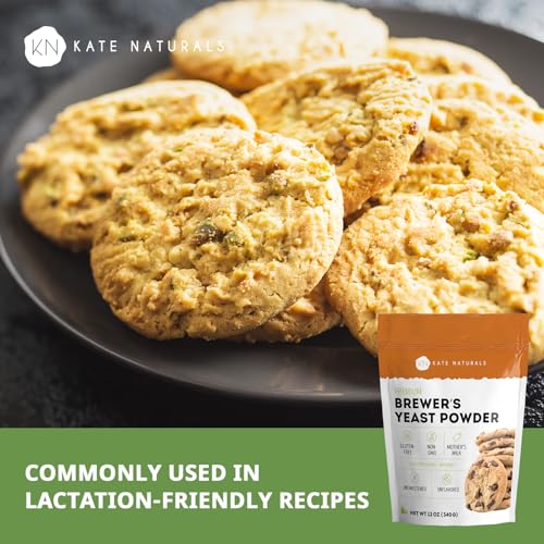 Image 5 of Kate Naturals Brewers Yeast Powder for Lactation Support, Nursing Moms,12oz