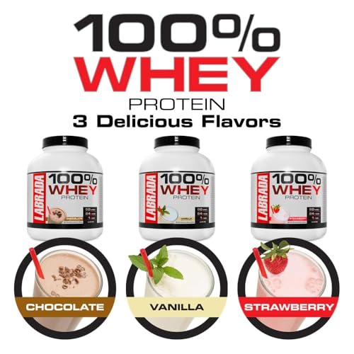 Image 5 of Labrada Nutrition 100% Whey Protein Chocolate 4.13 Pound