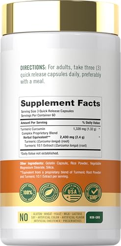 Image 2 of Carlyle Turmeric Curcumin Supplement | 180 Powder Capsules